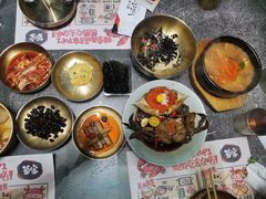-草家酱蟹炭火烤肉店(珲春南路二店)