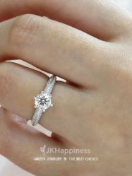 -JKHappiness培育钻石钻戒婚戒定制(天河国贸店)