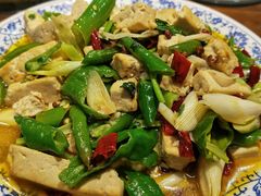 青椒豆腐-高伟炒鸡总店(金源路店)