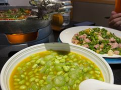 丝瓜烩青豆-万重锦·人文川菜馆(骡马市店)