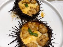野生海胆蒸蛋-开海·红岛海鲜虾水饺(石老人店)