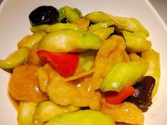 豆酱玉瓜焖鸡球-日昌餐馆(Mini西点茂店)