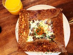 鸡蛋蘑菇熏肉荞麦可丽饼-RAC BAR(安福路店)