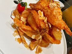 金丝脆皮虾-美炉村·58花园·烤全羊·北京烤鸭