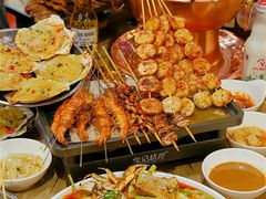 -宝记烧烤·碳锅羊肉·羊蝎子火锅·夜食社(文体路创始店)