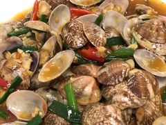 姜葱炒花甲-皓景海鲜·地标美食(双月湾店)