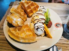 水果冰淇淋松饼-漫咖啡(银泰创意城店)