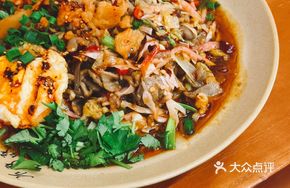 Sour Cabbage Chicken Gizzard Noodles