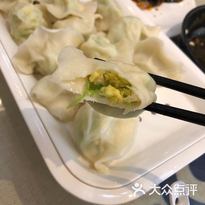 鸿禧大清花角瓜鸡蛋饺子图片