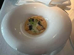 低温红心鸡蛋佐火腿片黑松露-弦月窗LUNETTE BY AMANDA(复兴路店)