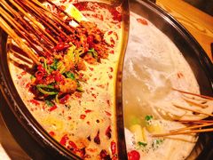 双拼锅底-百味源炭火烤翅 ·夜市大排档(酒仙桥店)