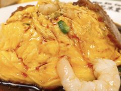 虾仁叉烧双拼滑蛋饭-旺记冰室(九龙中心大厦店)