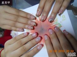 星美甲&哈哈 两个来一张-星美甲