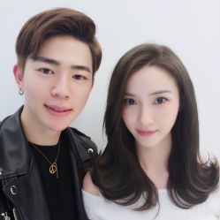 Yishen烫发作品-3AM HAIR SALON烫发染发接发