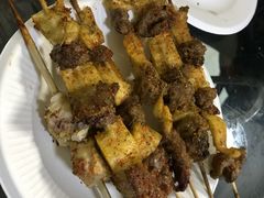 -老红桥炸灌肠牛肚锅烧烤(定福庄店)
