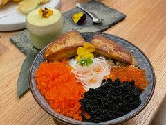 鹅肝温泉蛋饭-隐泉之语日式料理(王府中环店)