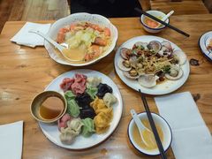 海鲜水饺全家福-来之顺海鲜菜馆·青岛菜·始于1993(栈桥店)