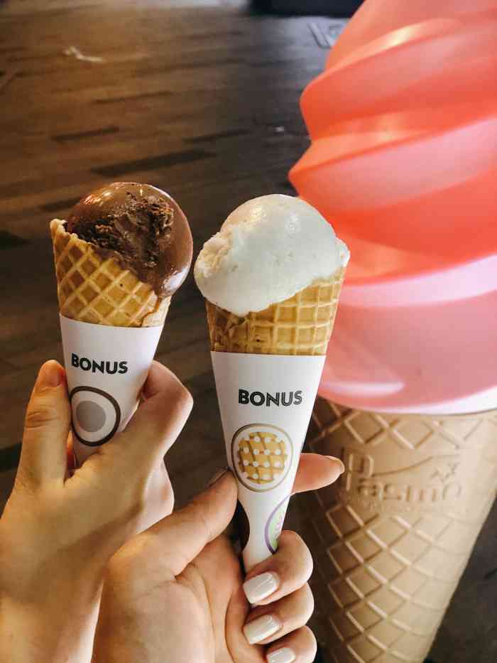 bonus(湖滨店)-"我在上海大爱的冰淇淋,居然在西湖边偶遇,.