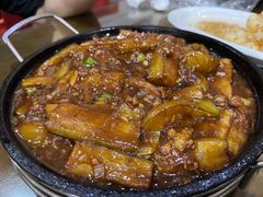 铁板酱香茄子-京天红酒家(虎坊路店)