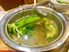 鸡杂苦瓜芥菜鸡蛋汤-顺徕德仙庙烧鸡(荔湾总店)