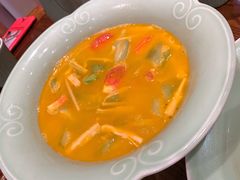 笋干丝瓜番茄汤-虎哥私房菜(馒头山店)