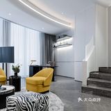 100㎡现代轻奢，演绎艺术品般的精致空间！