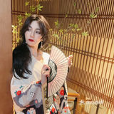 换装拍照+吃饭👘店里都是🫣摇曳的樱花美眉