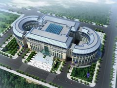 全景效果图-哈工程图书馆