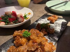 雪花糖醋里脊-绿茶餐厅(崇文门新世界店)