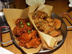 炸鸡翅一半一半-富乐满韩国正宗炸鸡韩国料理(虹泉路店)