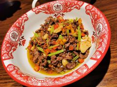 菜籽油炒衡东黄牛肉-老湘村·湖南土菜(天河维多利店)