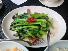广式腊肠炒菜心-长春凯悦酒店-品悦中餐厅