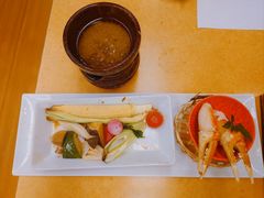 蟹钳和春季蔬菜-蟹道乐(道顿堀本店)