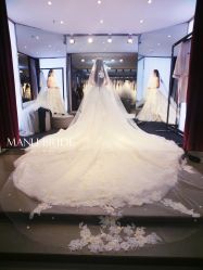 点击看大图 拖尾-MANLI BRIDAL婚纱