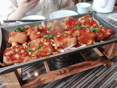 铁板毛豆腐-自游人·美食一楼·地道徽菜(三十年名店)