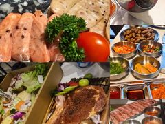 -山野的朋友露营炭火烤肉