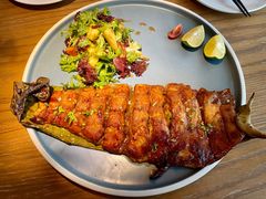 蕉叶柠檬烤清江鱼-中8楼风尚云南菜(颐堤港店)