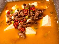 青椒豆花牛肉-有红鸡毛店·川菜(建设路店)