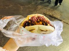 -清真马乐贝腊牛肉蛋黄菜夹馍(马蓉洒金桥店)