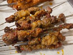 秦川黄牛招牌烤肉筋-叁宝烧烤 西安烧烤 领跑品牌(学府路店)