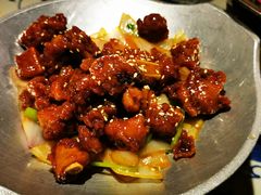 蒜香蜜汁排骨-绿茶餐厅(王府井永宁门店)