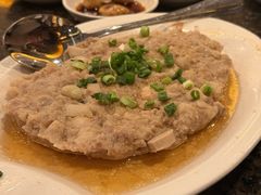 马蹄菇粒吊片蒸肉饼-中国厨房/台湾牛肉面
