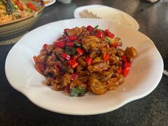 老干妈炒猪脚皮-湘肠香火锅店(团结湖店)