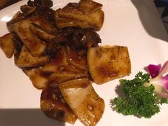 牛仔骨炒年糕-绿茶餐厅(布吉万象汇店)