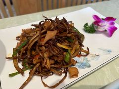 茶树菇鸭肠-金典银峰老鹅馆·昆山菜(亭林公园店)