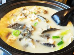 雪山鱼炖豆腐-炊烟餐厅