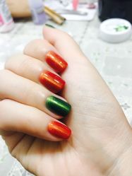 -手牵手美甲