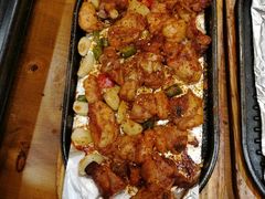 料理烤老味道鸡块-老东镇啤酒屋海鲜加工·蒸汽海鲜·海鲜烧烤(台东店)