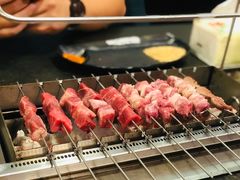 牛肉串-長壹旋转烤吧 农家鸡火锅