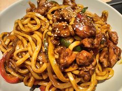 椒麻鸡炒乌冬面-魏客咖啡(中铁中心店)